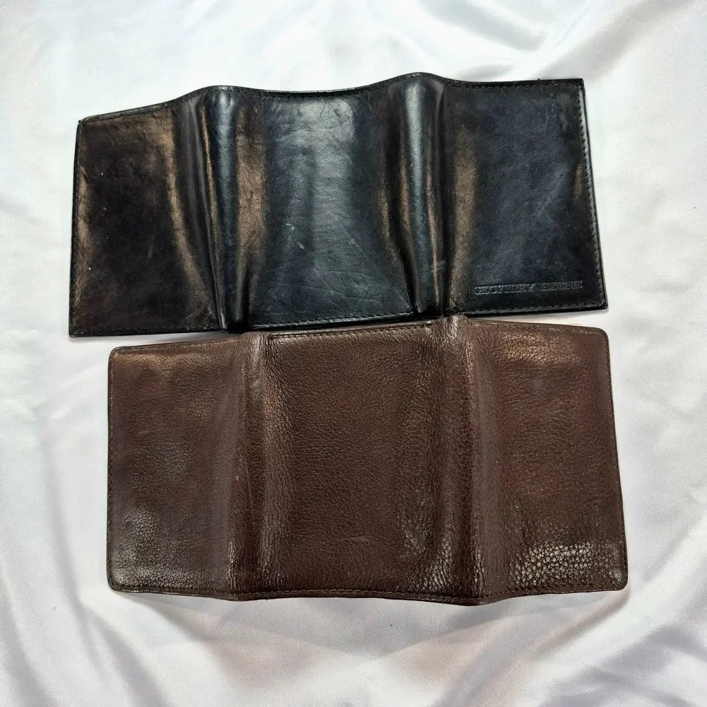 BUNDLE Geoffrey Beene Men's Genuine Leather RFID Wallet Bundle +1 UNBRANDED